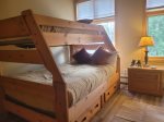 2nd Bedroom -  Main Level - Captain bunk bed with full and twin